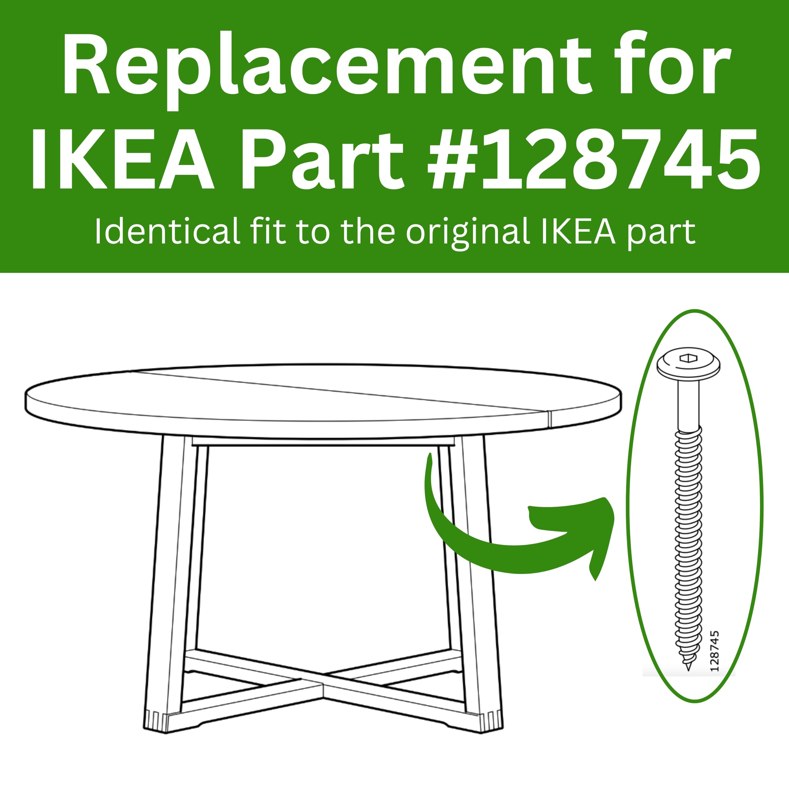 yhjrj748さま専用 ReplacementScrews Wood Screws Compatible with IKEA Part